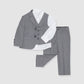 Kids' Textured Grey Suit by SuitShop