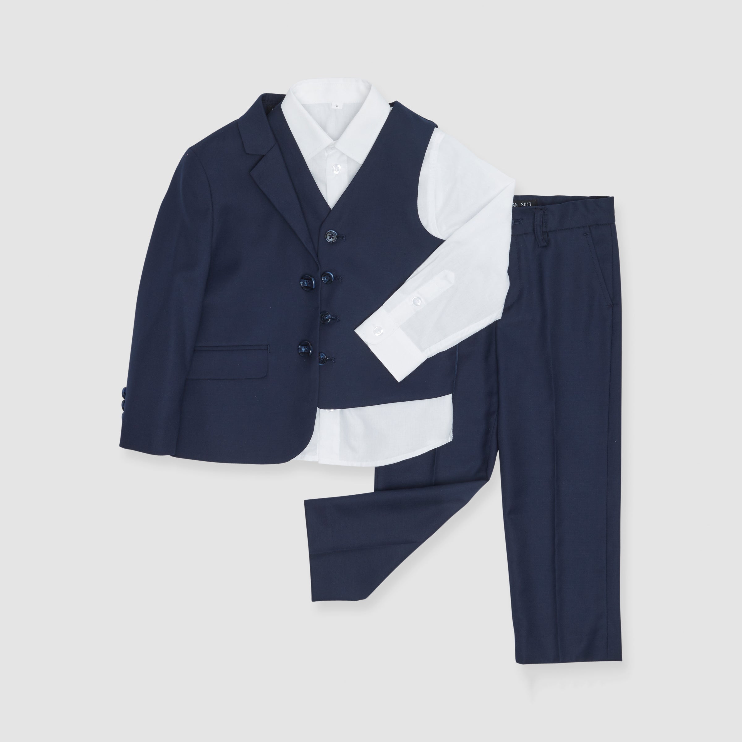 Kids' Navy Blue Suit by SuitShop – Damari