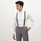Classic Black Suspenders by SuitShop