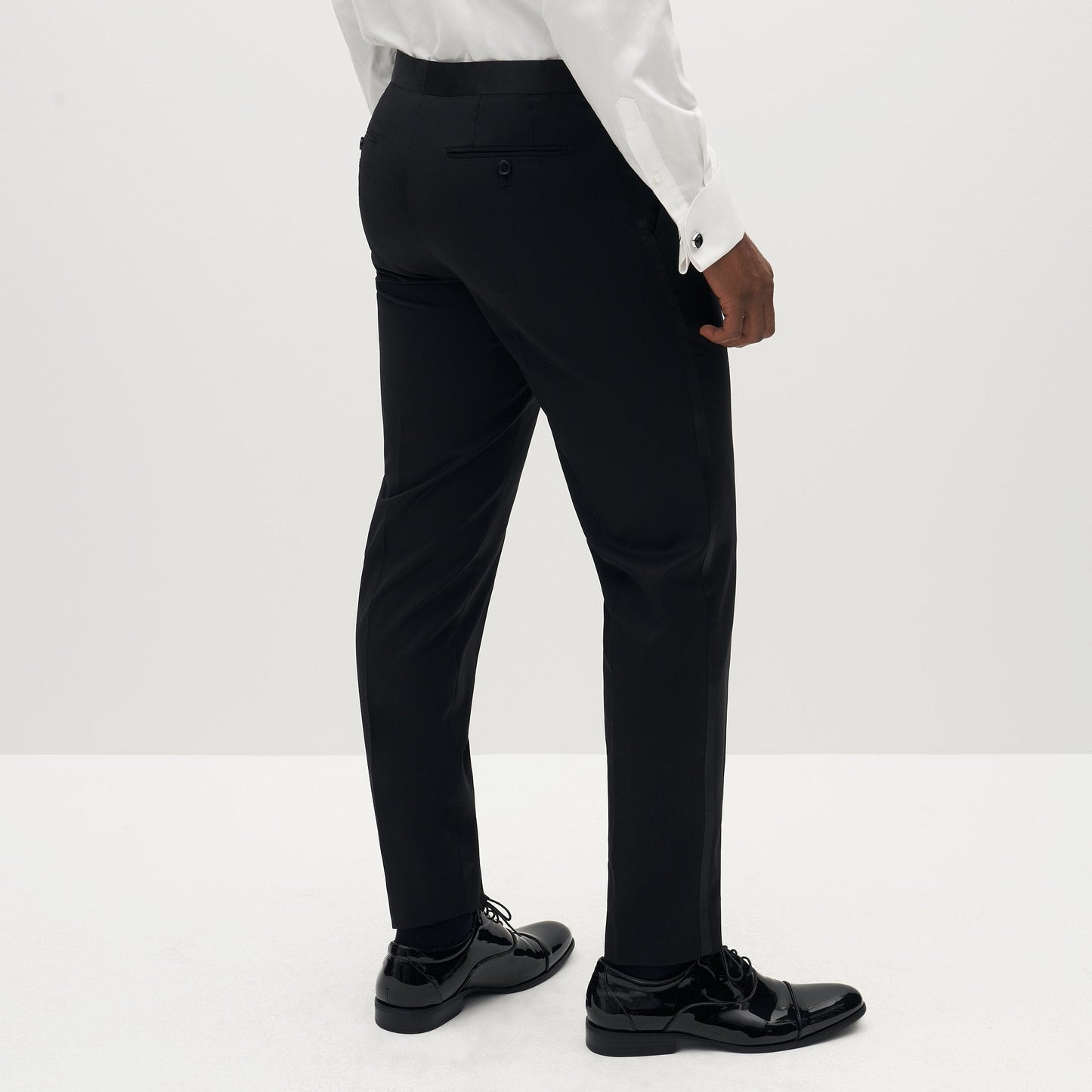 Classic Black Tuxedo Pants by SuitShop