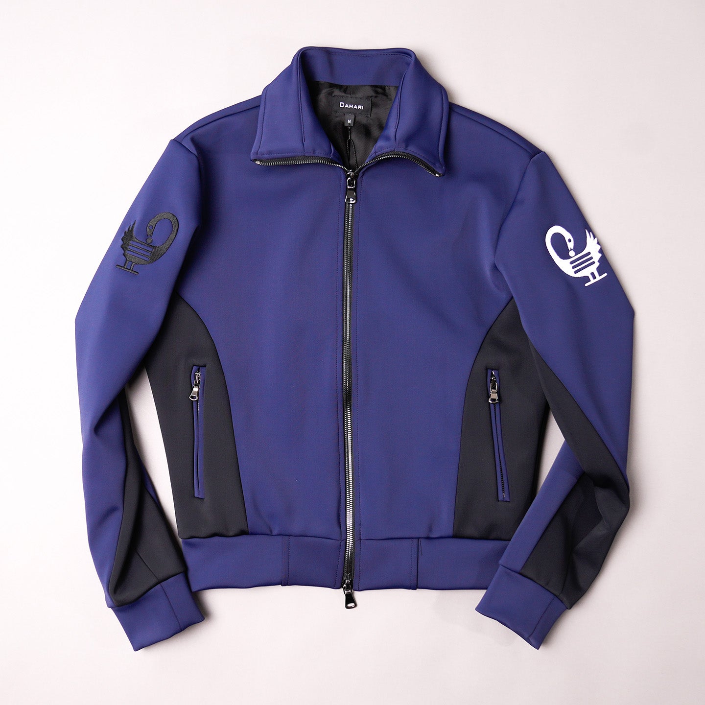 Clean Campaign II - Luxe Track Jacket - Noir/Midnight Blue
