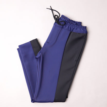 Clean Campaign II - Luxe Track Pants - Noir/Midnight Blue