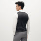 Textured Gray Suit Vest by SuitShop
